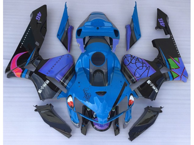 Requin Bleu 05-06 Honda CBR600RR Carénage Moto Requin Bleu 05-06 Honda CBR600RR Carénage Moto