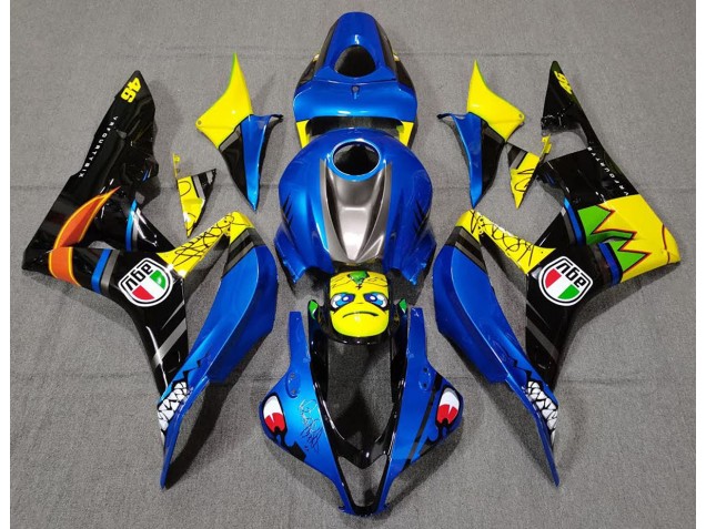 Requin Bleu 07-08 Honda CBR600RR Carénage Moto Requin Bleu 07-08 Honda CBR600RR Carénage Moto