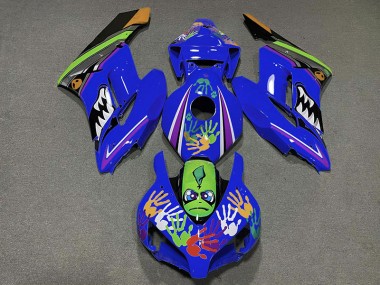 Requin Bleu Foncé 04-05 Honda CBR1000RR Carénage Moto