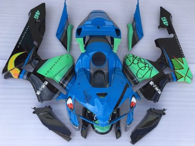 Requin Bleu & Vert 05-06 Honda CBR600RR Carénage Moto