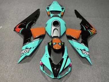 Requin Cyan 06-07 Honda CBR1000RR Carénage Moto