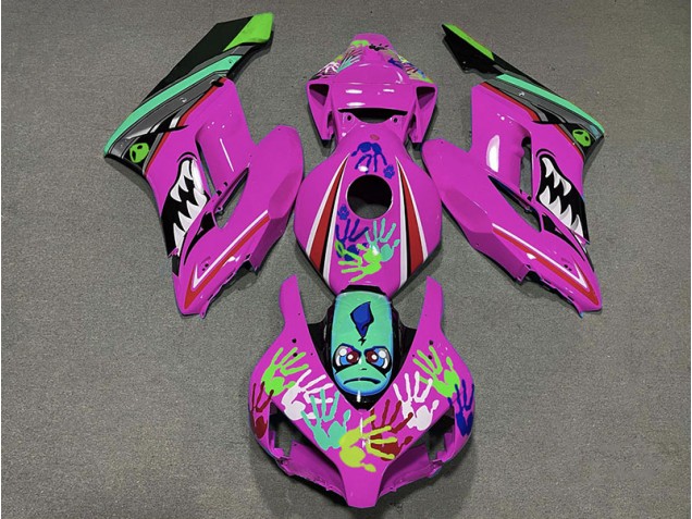 Requin Rose 04-05 Honda CBR1000RR Carénage Moto Requin Rose 04-05 Honda CBR1000RR Carénage Moto