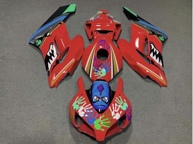 Requin Rouge 04-05 Honda CBR1000RR Carénage Moto