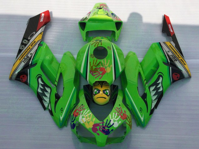 Requin Vert 04-05 Honda CBR1000RR Carénage Moto Requin Vert 04-05 Honda CBR1000RR Carénage Moto