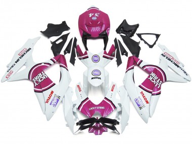 Rose 34 Lucky Strike 08-10 Suzuki GSXR 600-750 Carénage Moto
