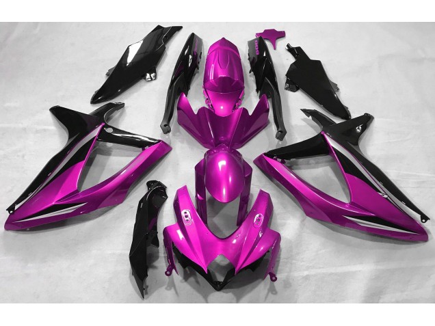Rose Brillant 08-10 Suzuki GSXR 600-750 Carénage Moto Rose Brillant 08-10 Suzuki GSXR 600-750 Carénage Moto