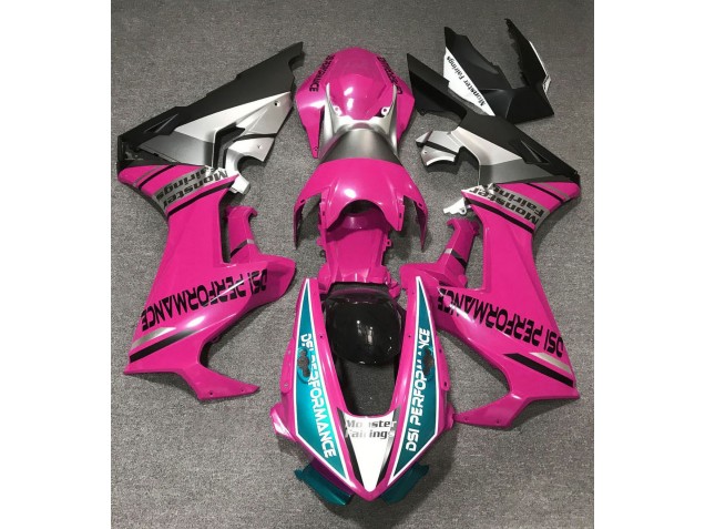 Rose Brillant & Bleu Clair 17-23 Honda CBR1000RR Carénage Moto Rose Brillant & Bleu Clair 17-23 Honda CBR1000RR Carénage Moto