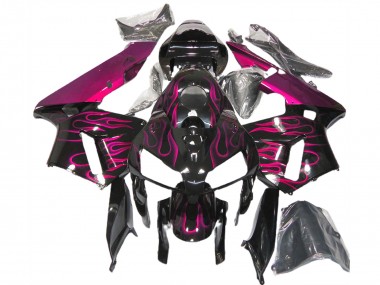 Rose Brillant Flamme 05-06 Honda CBR600RR Carénage Moto