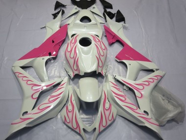 Rose Flamme 07-08 Honda CBR600RR Carénage Moto