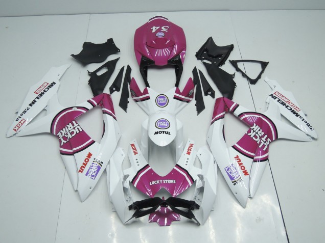 Rose Lucky Strike 08-10 Suzuki GSXR 600-750 Carénage Moto