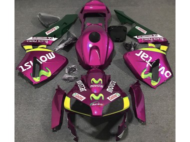 Rose Vif Movistar 03-04 Honda CBR600RR Carénage Moto