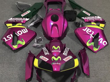 Rose Vif Movistar 03-04 Honda CBR600RR Carénage Moto