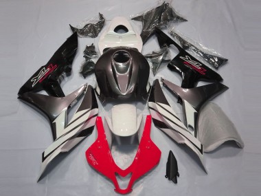 Rouge Blanc & Gris 07-08 Honda CBR600RR Carénage Moto