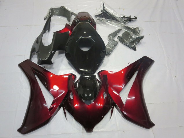 Rouge Bonbon & Noir 08-11 Honda CBR1000RR Carénage Moto Rouge Bonbon & Noir 08-11 Honda CBR1000RR Carénage Moto