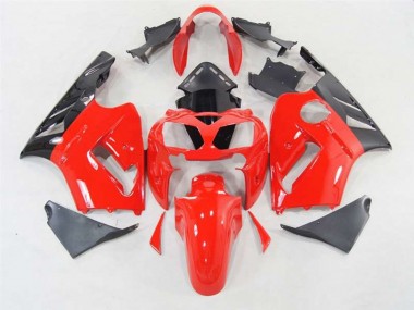 Rouge Brillant 02-05 Kawasaki ZX12R Carénage Moto