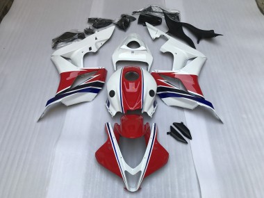 Rouge Brillant & Blanc 07-08 Honda CBR600RR Carénage Moto