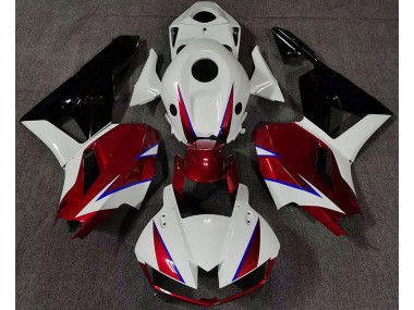 Rouge Brillant Blanc & Bleu 13-23 Honda CBR600RR Carénage Moto