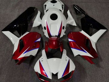 Rouge Brillant Blanc & Bleu 13-23 Honda CBR600RR Carénage Moto