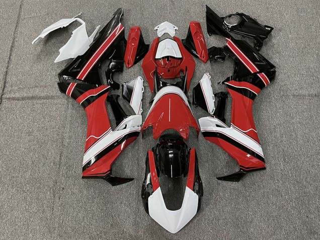 Rouge Brillant Blanc & Noir 17-23 Honda CBR1000RR Carénage Moto Rouge Brillant Blanc & Noir 17-23 Honda CBR1000RR Carénage Moto