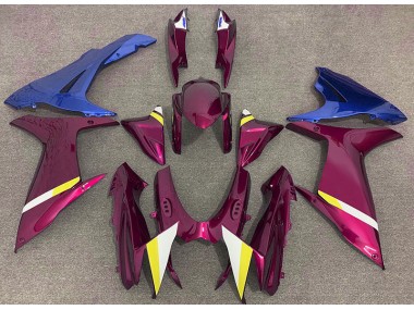 Rouge Brillant & Bleu 11-24 Suzuki GSXR 600-750 Carénage Moto