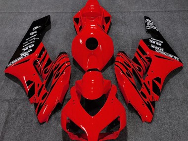 Rouge Brillant Flamme 04-05 Honda CBR1000RR Carénage Moto