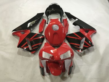 Rouge Brillant / Noir 03-04 Honda CBR600RR Carénage Moto