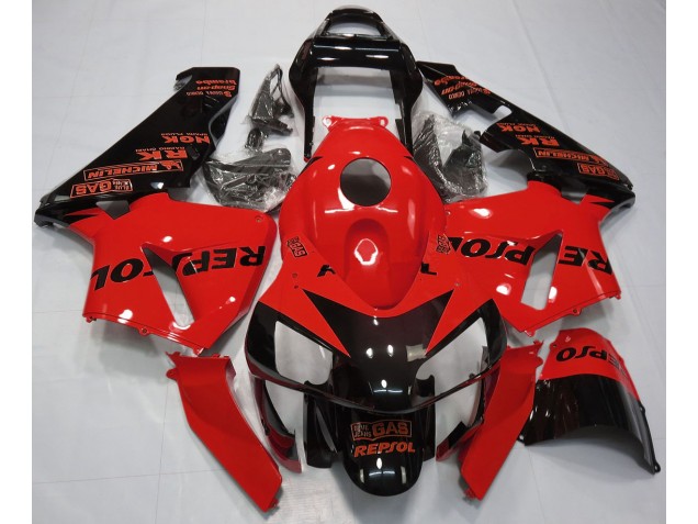 Rouge Brillant Repsol 03-04 Honda CBR600RR Carénage Moto Rouge Brillant Repsol 03-04 Honda CBR600RR Carénage Moto