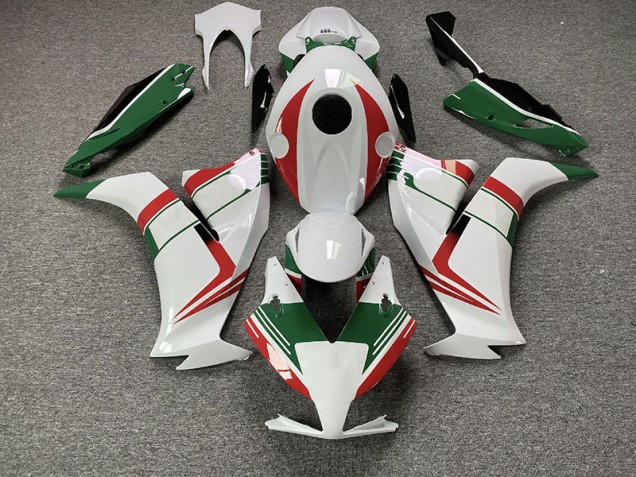 Rouge Brillant & Vert 12-16 Honda CBR1000RR Carénage Moto
