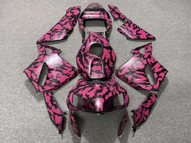 Rouge Camouflage 03-04 Honda CBR600RR Carénage Moto