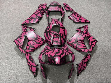 Rouge Camouflage 03-04 Honda CBR600RR Carénage Moto