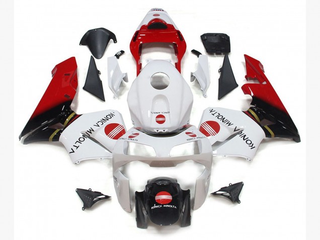 Rouge Konica Minolta 03-04 Honda CBR600RR Carénage Moto Rouge Konica Minolta 03-04 Honda CBR600RR Carénage Moto