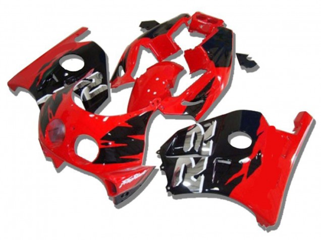 Rouge Noir Argent Rr 90-98 Honda CBR250RR Carénage Moto Rouge Noir Argent Rr 90-98 Honda CBR250RR Carénage Moto