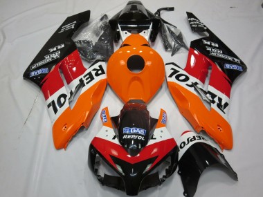 Rouge Noir Mat 04-05 Honda CBR1000RR Carénage Moto