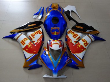 Rouge Taureau Bleu & Or 12-16 Honda CBR1000RR Carénage Moto