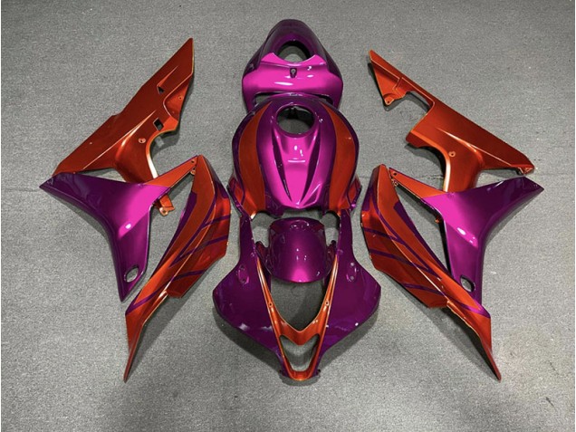Rouge Violet 07-08 Honda CBR600RR Carénage Moto Rouge Violet 07-08 Honda CBR600RR Carénage Moto