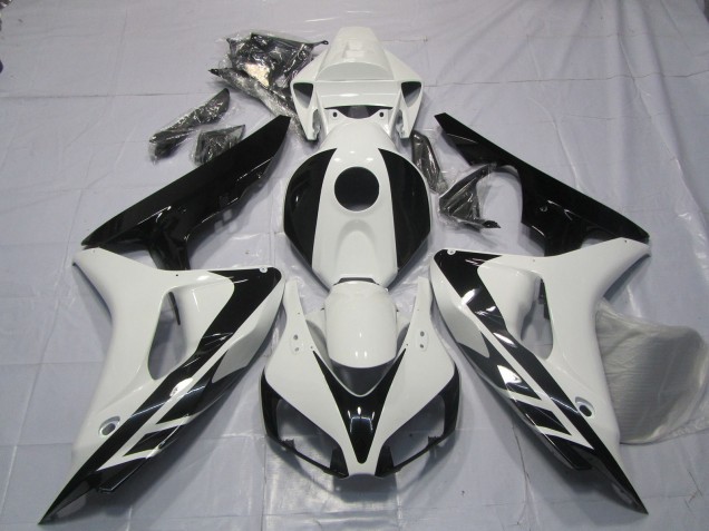 Style Noir & Blanc OEM Sans Décalcomanies 06-07 Honda CBR1000RR Carénage Moto Style Noir & Blanc OEM Sans Décalcomanies 06-07 Honda CBR1000RR Carénage Moto