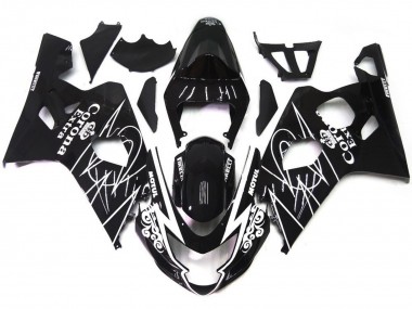 Style Noir Brillant Corona 04-05 Suzuki GSXR 600-750 Carénage Moto