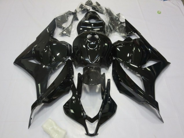 Style Noir Brillant OEM 09-12 Honda CBR600RR Carénage Moto Style Noir Brillant OEM 09-12 Honda CBR600RR Carénage Moto