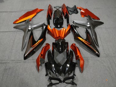 Style Orange Brûlé OEM 08-10 Suzuki GSXR 600-750 Carénage Moto