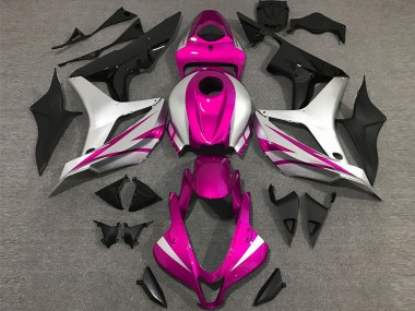 Style Rose & Argent OEM 07-08 Honda CBR600RR Carénage Moto