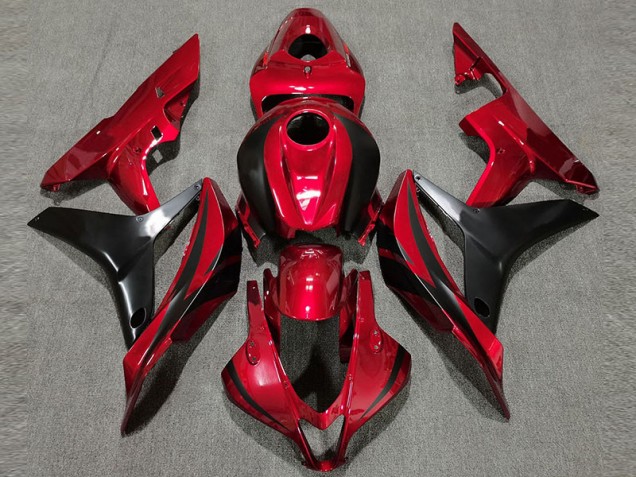 Style Rouge Foncé OEM 07-08 Honda CBR600RR Carénage Moto Style Rouge Foncé OEM 07-08 Honda CBR600RR Carénage Moto