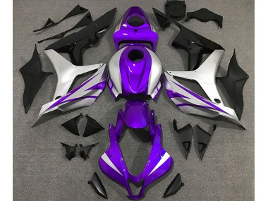 Style Violet & Argent OEM 07-08 Honda CBR600RR Carénage Moto