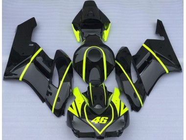 Tutto Nero E Alta Visibilità 46 04-05 Honda CBR1000RR Carénage Moto