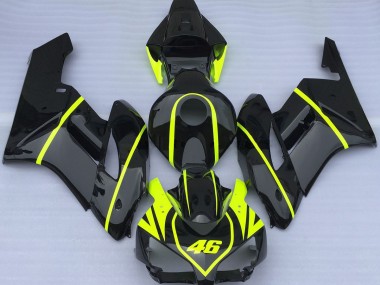 Tutto Nero E Alta Visibilità 46 04-05 Honda CBR1000RR Carénage Moto