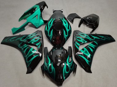 Verde Acqua Fiamma 08-11 Honda CBR1000RR Carénage Moto