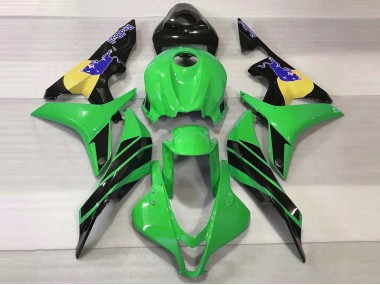 Vert & Bleu Taureau 07-08 Honda CBR600RR Carénage Moto