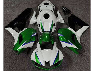Vert Brillant Blanc & Bleu 13-23 Honda CBR600RR Carénage Moto