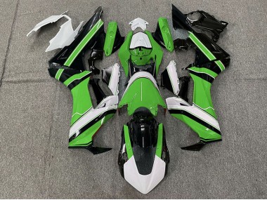 Vert Brillant Blanc & Noir 17-23 Honda CBR1000RR Carénage Moto