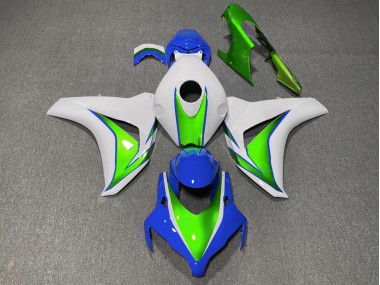 Vert Brillant & Bleu 08-11 Honda CBR1000RR Carénage Moto