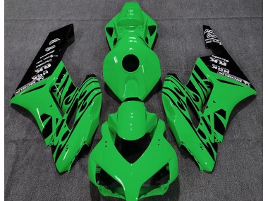 Vert Brillant Flamme 04-05 Honda CBR1000RR Carénage Moto